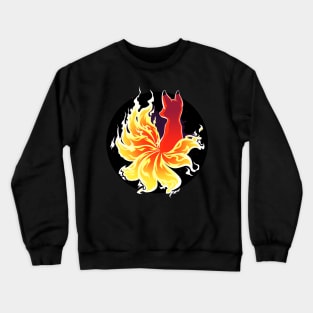 Cool Cute Funny Magical Fire Fox Animal Lover Quote Artwork Crewneck Sweatshirt